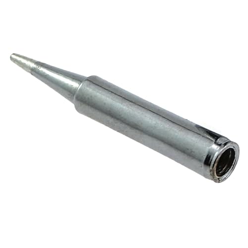 Image of 6PCS Soldering Iron Tips with a Tip Diameter of 0.05 Inch 900M T B Model Featuring Round Tips in Silver Color for Fine Soldering Work