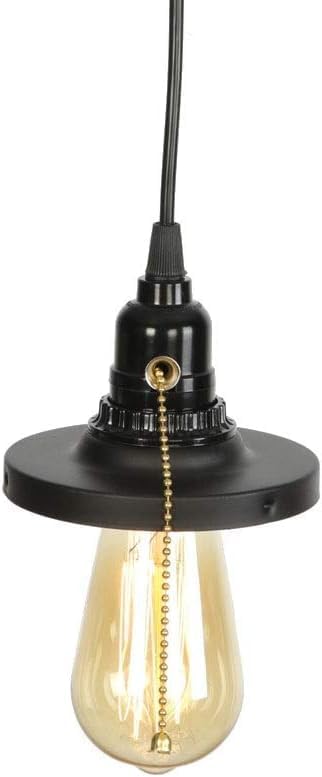 Miniatura 6 de Lámparas colgantes vintage industriales de metal para colgar en el techo, estilo americano, lámpara de una sola cabeza para cocina, comedor,