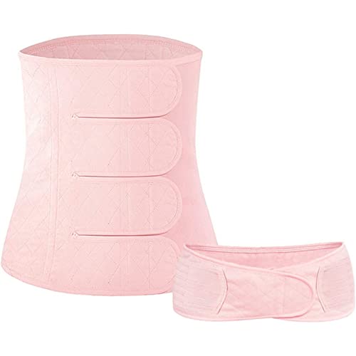 Banda Para El Vientre Después Del Nacimiento, Sección C Postparto Apoyo Faja De Recuperación, Corsé Post Embarazo, Cinturón De Pelvis, Cuerpo Adelgazante, Ayudas De Rehabilitación,Rosado,2XL