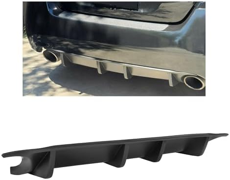 ECOTRIC Rear Bumper Lip Diffuser for 2009 2010 2011 2012 2013 2014 2015 7th Gen Nissan Maxima Rear Body Kit r Bumper Chin Lip Diffuser Spoiler