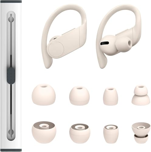 Akkiv �����p�V���R�������APowerbeats Pro Beats �ƌ݊����ABeats Flex Beats X (Lvory) �w�b�h�t�H���ƌ݊����AS/M/L �� 3 �T�C�Y�̎����A�{�b�N�X�ɓ���邱�Ƃ��ł��܂� (�A�C�{���[ �z���C�g�A�y���t