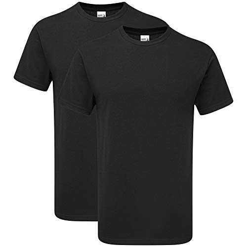 Gildan Hammer Adult T-Shirt, 2-Pack, 4X-Large, Black