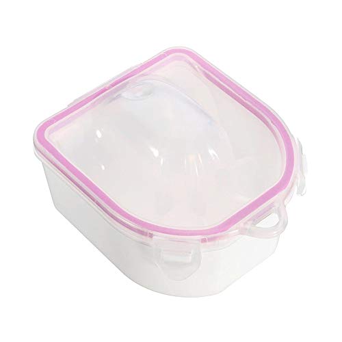 2Pcs Soaking Soak Bowl Nail Art Polish Remove Wash Soaker Tray Manicure Spa Tool #TOP5