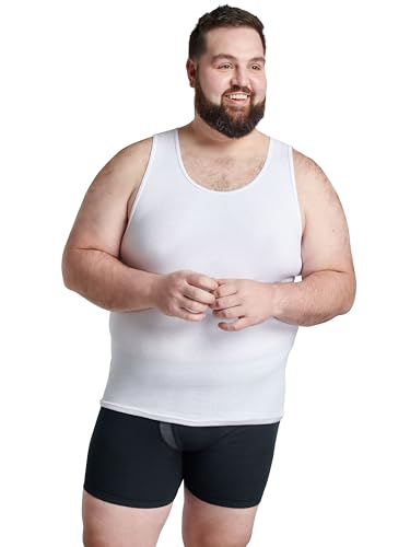 Fruit of the Loom Men's Sleeveless Tag Free Moisture Wicking Tank A-Shirt