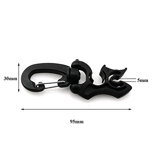 Heyous SDDHHWC-B2 2Pcs Scuba Diving Double Hose Holder thumb #2