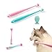 E.M&S.T by Emmeliestella Small Dog & Cat Toothbrush 360 Degree Soft Silicone, Cat Dental Care, Toothbrush Holder, Easy to Handle, Independent Packaging, Extra Suction Cup, Light Blue&Light Pink 3PCS