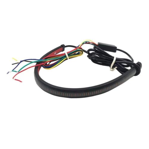 Feu arrière LED moto dynamique flexible de 20cm avec indicateurs de stop