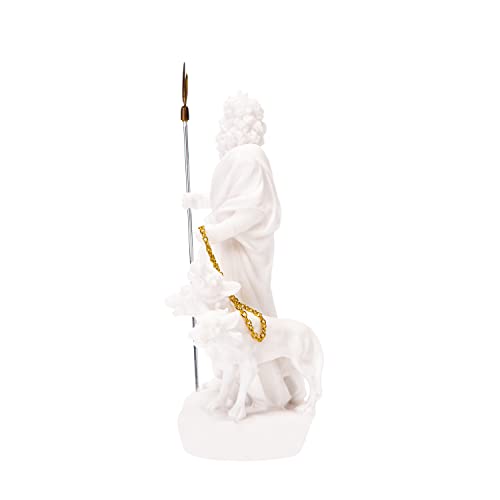 Estatua Griega de Hades Señor del Inframundo 6.2 pulgadas miniatura 7