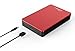 Sonnics 2TB Rot Externe Desktop-Festplatte, USB 3.0 kompatibel mit Windows PC, Mac, Smart TV, Xbox One und PS4