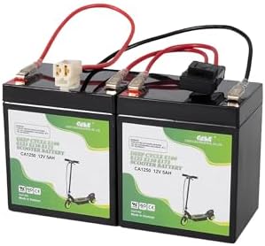 Casil 12v 5ah Razor Scooter Battery Replacement Compaticable with Razor E100, E125, E175 Electric Scooters