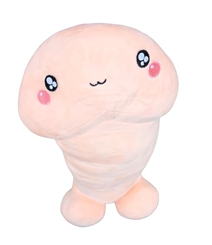 Plüsch Penis Kissen ca. 50 cm | Plüschtier Erwachsene | Plüschpenis | niedliches Kissen | lustige Penispuppe | Plüschspielzeug | Geschenke über 18 | weich und süß | Dekokissen | Big dick Willy