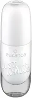 Esmalte de unhas com efeito gel essence 33 JUST white