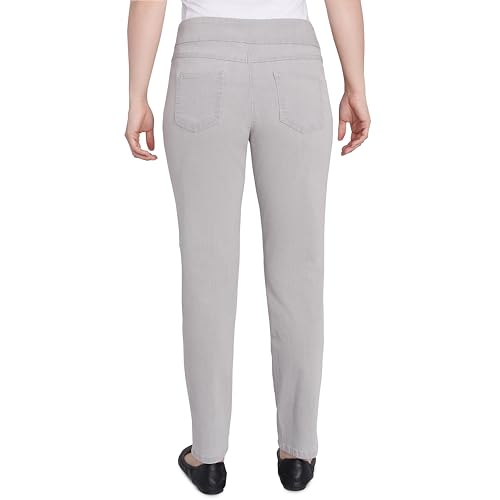 Ruby Rd. Womens Womens Mid-Rise Pull-on Straight Extra Stretch Denim Pant2