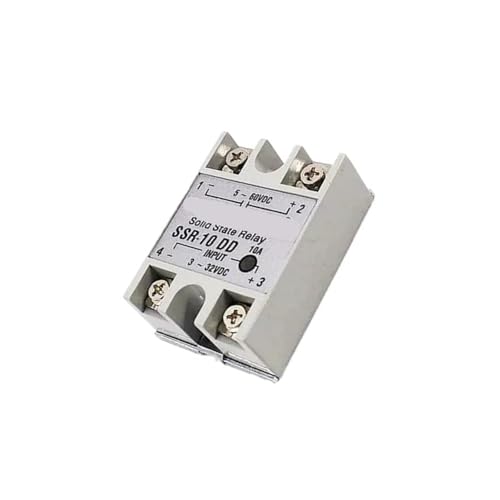 Relé SSR-40DD con aislamiento optoelectrónico entrada 3-32VCC y salida estática libre de chispas 4