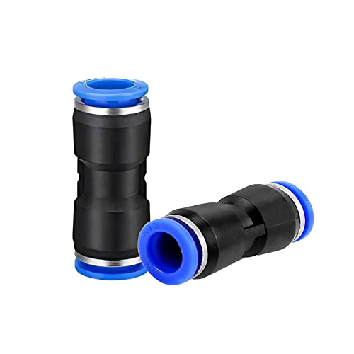 Straight Push To Connect Fitting,8mm Tube OD Quick