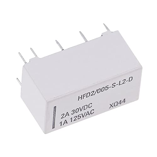 Relais de verrouillage bistable 12V DPDT 2A commutation basse consommation