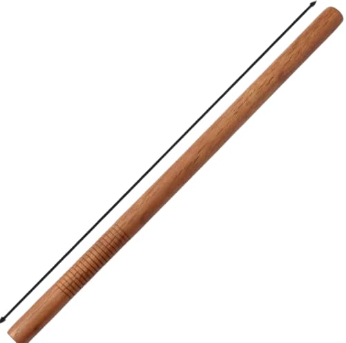 Daksh Creation store Wooden Yoga Stick, Traditional Walking Staff, 66 cm Length, Natural Wood Wooden Training Stick, 66 cm Length, Textured Grip Handle-image-24