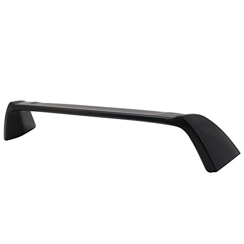 IKON MOTORSPORTS, Trunk Spoiler Compatible with 2002-2006 Acura RSX DC5, Type R TR Style Unpainted Black ABS Plastic Rear Trunk Lid Spoiler Wing Lip 3PCS - Image 5