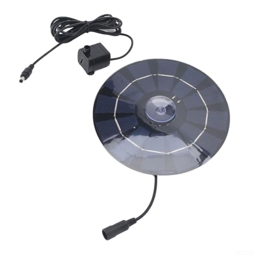 Bomba solar de fuente de 10 W, bomba solar para estanque, dispositivo de alimentación solar para un flujo de agua estable continuo para estanques de jardín, patios