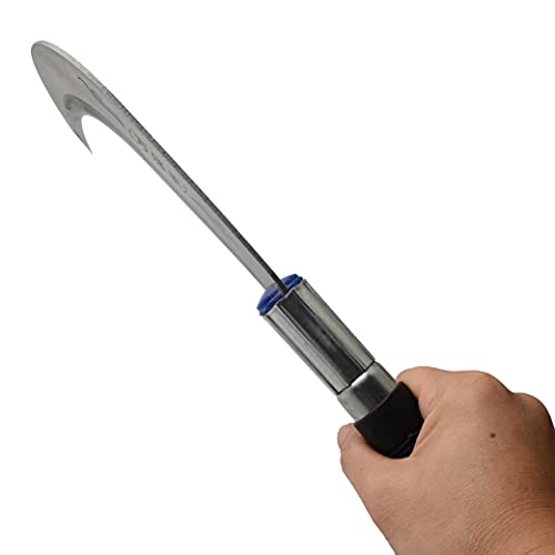 Hoz para césped con hoja de acero y mango ergonómico miniatura 3