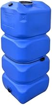 1000 Litre Polyethylene Drinking Water Tank - Length 78 cm, Width 78 cm, Height 195 cm, Blue