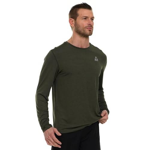 Gerry Rash Guard for Men, Long Sleeve Mens Swim Shirt, Fishing Hiking UPF+ 50 UV Protection