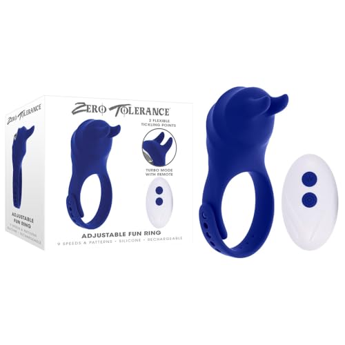 Anelli Fallici Zero Tolerance Azzurro