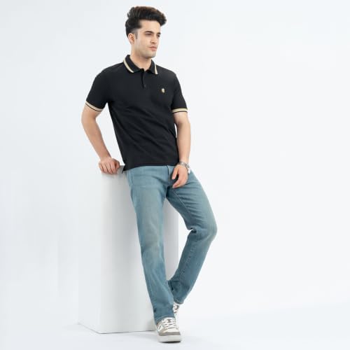Red Tape Men Black T-Shirt - Image 5