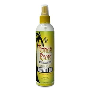 Bronner Brothers Tropical Roots Growth Oil, 8 Fl Oz