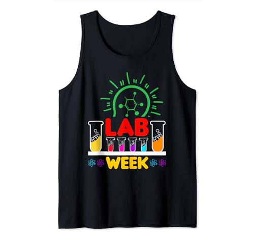 Laboratory Week Biology Student Chemistry Teacher Job Tank Top
