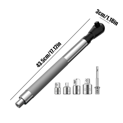 Accessoires de perceuse à angle droit avec manche antidérapant - 6