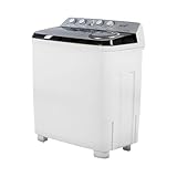 Lavadora Acros de 15kg Dos tinas Semiautomática MaxSpin Dry Blanca modelo ALD-1545JE