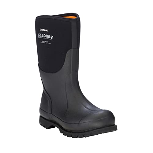 Dryshod Mens Bobby Mid Waterproof Work Work Safety Shoes Casual - Black4