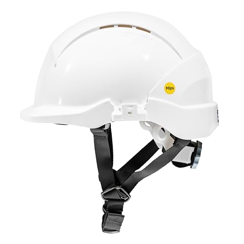 Centurion Safety Helmet - Hard Hat with Mips - Concept SecurePlus Mips Industrial Helmet Non-Vented, White - Image 3