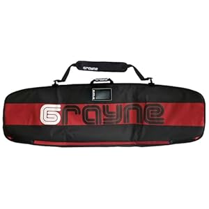 Grayne Premium Snowboardtasche Schwarz-Rot