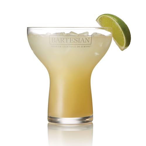 Bartesian Bicchiere Margarita Senza Stelo – Bicchieri per Cocktail & Mocktail, Bicchieri da Bar per Margarita, Cosmopolitan, Lemon Drop, Piña Colada o Cocktail Ghiacciati, 444 ml, Set da 2