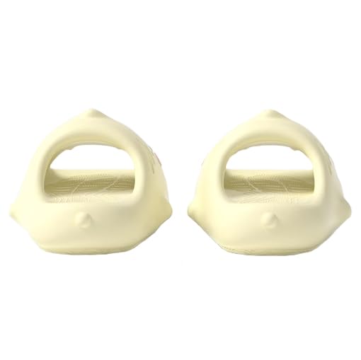 ChayChax Women Men Shark Slides Cute Cartoon Pillow Slippers Novelty Thick Sole Open Toe Sandals Non Slip Spa Shower Shoes3