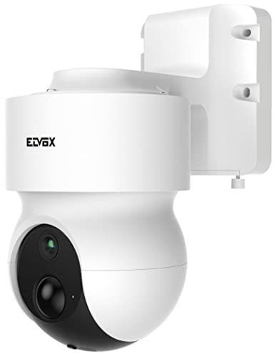 VIMAR 46243.030B Telecamera WiFi a batteria da esterno, motorizzata, a colori, Full-HD, supervisione da app, registrazione su micro SD fino a 128 GB (non inclusa)