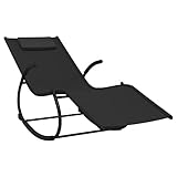 Prenez une pause de votre vie quotidienne trépidante sur cette chaise longue à bascule pratique ! Cette chaise à bascule est un excellent compagnon de loisirs et de vacances pour vous détendre et profiter du beau temps.
