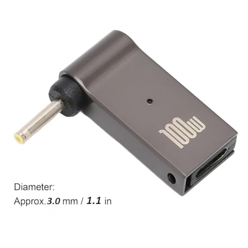 Image of Tobo PD 100W Laptop Power Charger Supply Adapter Connector USB Type-C Female to DC Male Jack Plug Converter Replacement for Acer (3.0x1.1mm) TD-1269CC