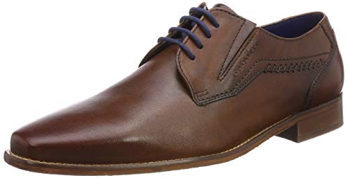 Preisvergleich Produktbild bugatti Herren 311697014100 Derbys, Braun, (Cognac), 43 EU