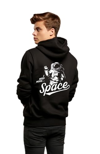 Image of Be Crazy Anime Printed Black Hoodie /Graphic Printed Hoodie /Hoodie for Men & Women /Warm Hoodie /Unisex Hoodie