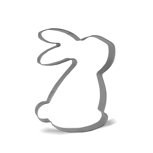 Keewah Rabbit Bunny Cookie Cutter 4.5 Stainless Steel