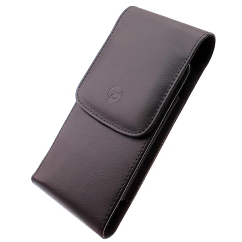 Fonus Leather Case Belt Clip for Compatible with Google Pixel 3a XL/3 XL/2 XL/5a 5G/4a 5G Phones - Holster Cover Pouch Vertical Carry Protective