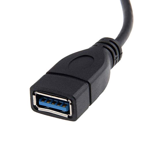 Cable Extensión USB 3.0 Macho a Hembra 6.3 pulgadas miniatura 3