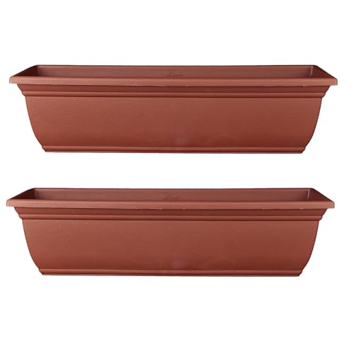The HC Companies Mojave Rectangular Planter Box...