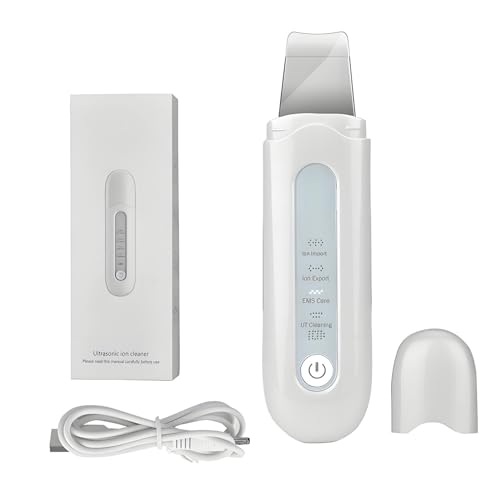 Detergente per la pelle del viso ad ultrasuoni, strumento per la pulizia della pelle, strumento per la rimozione dei punti neri, dispositivo esfoliante e pulizia dei pori, ricaricabile tramite USB