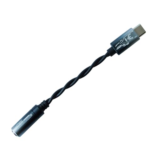 Image of TANGZU HE Long Zhong DUI USB C to 3.5mm Audio Adapter, Hi-Res 24bit /192KHz USB C to Aux Dongle HiFi Headphone Jack Cable Cord Compatible with PC, Android and iOS System Mobile Devices