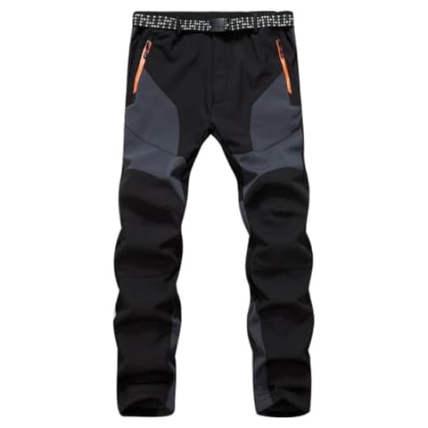 fovdtaa Men's Waterproof Hiking Trousers Cover
