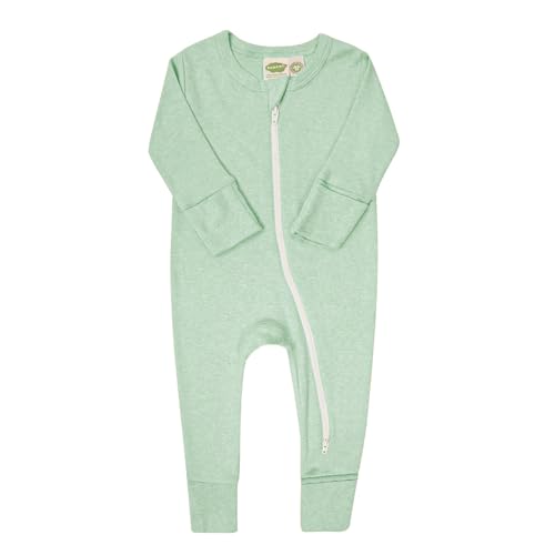 Image of PARADE Organic Snuggle Soft Melange '2-Way' Zipper Romper